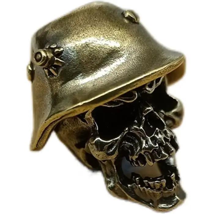 Perles en laiton pour casque de soldat, perles en paracorde, perles pour couteau, accessoires EDC, p