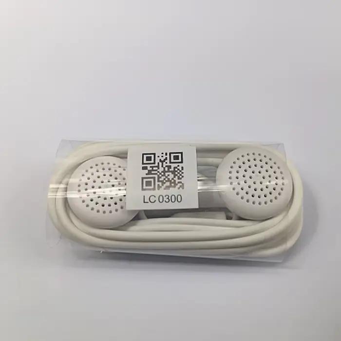 Écouteurs intra-auriculaires portables avec microphone intégré 3,5 mm pour téléphone Huawei Samsung 