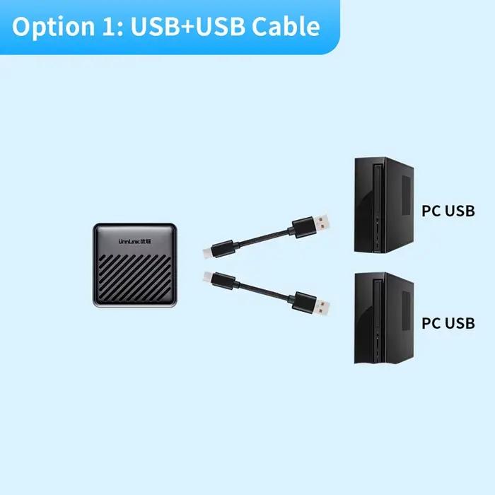 Souris multi-écrans Unnlink, souris multi-appareils, souris pour 2 ordinateurs, défilement latéral p