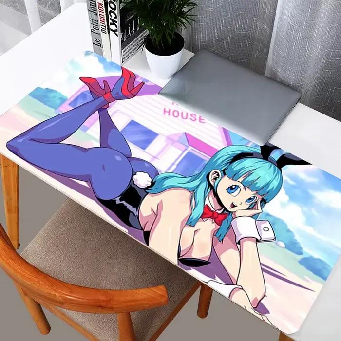 DBZ Dragon Ball Bulma tapis de souris Anime accessoires de jeu grand tapis Gamer PC ordinateur clavi