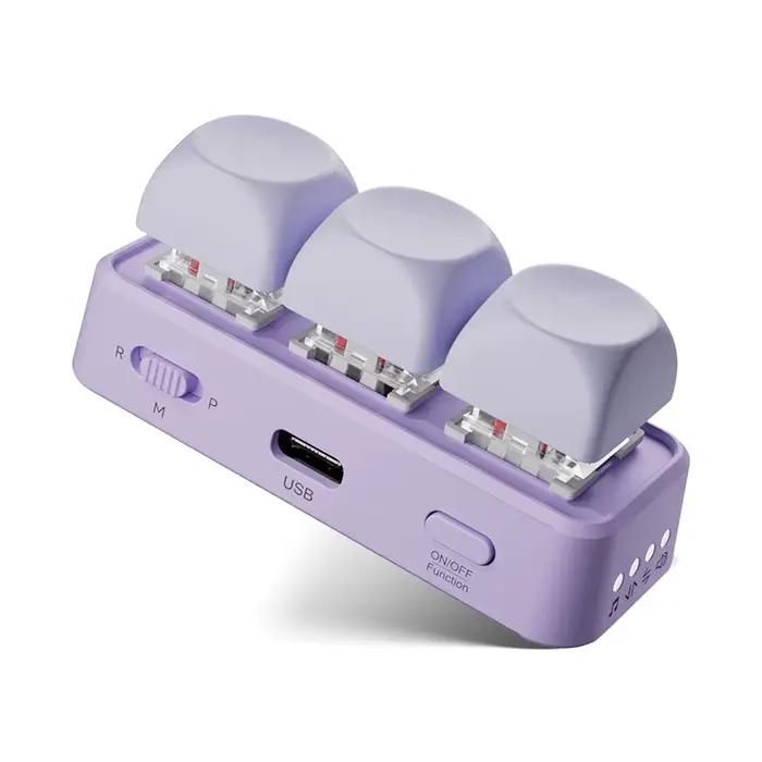 Télécommande Bluetooth multifonctionnelle pour clavier, pour le retournement de pages, les diapositi