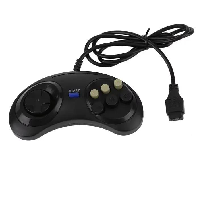 SEGA Genesis Megadrive pour contrôleur de jeu, poignée 16 bits, manette de jeu 6 boutons pour SEGA M