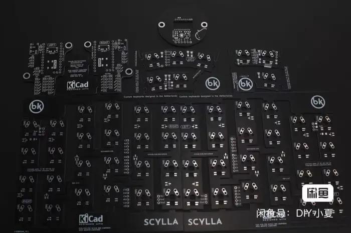 Clavier mécanique filaire Charybdis MK2 Material Track Ball QMK, pièces de montage DIY, accessoires 