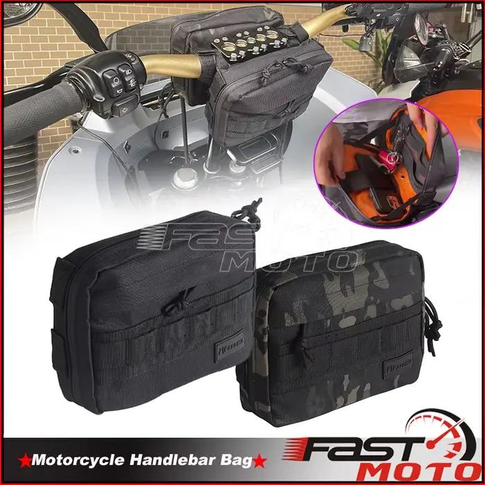 Sacs de barres de poignée avant pour Harley Softail ocia Sportster FXBB, poudres de voyage, sac de g