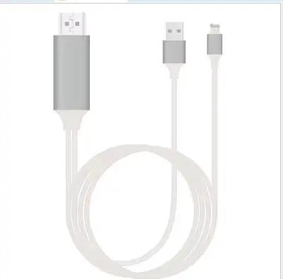 Adaptateur AV numérique HDTV TV pour téléphone HD Plug and Play, convertisseur intelligent, 8 broche