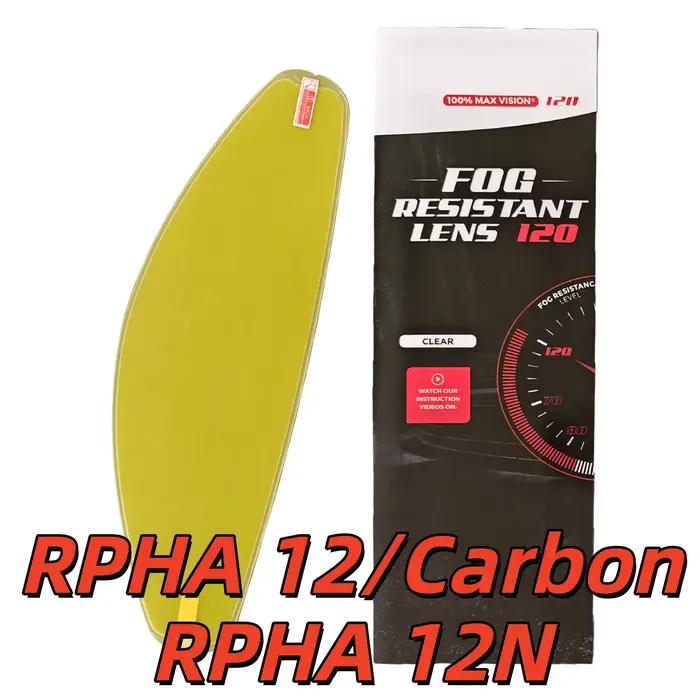Film anti-buée HJ42 pour visière de casque de moto HJC RPHA 12, RPHA 12N, RPHA 12 Carbon, insert ant