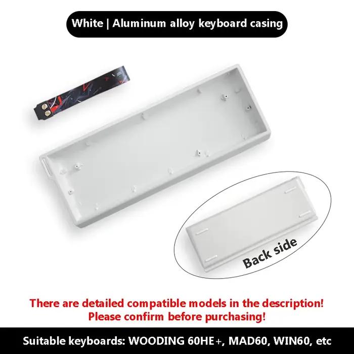Nouveau boîtier en alliage d'aluminium H60, coque de clavier mécanique CNC personnalisée pour Wootin