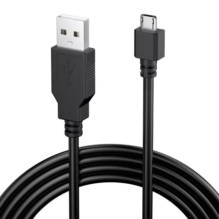 Câble de chargement Micro USB de 1.8M pour contrôleur PS4/Kindle/appareil photo/smartphone, chargeur