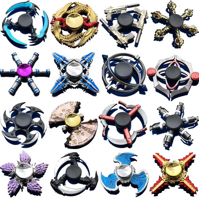 PUBG AWM M4A1 Hand Spinner Gun Zinc Alloy Metal Fidget Spinner King of Glory Series Spinner pour Adu