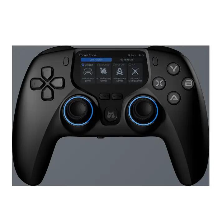 Contrôleur de jeu Hall pour PC/PS3/Switch/Android/iOS avec affichage, bâtons/déclencheurs Hall, bout