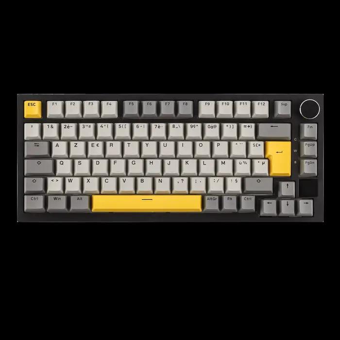 ISO-FR Layout EPOMAKER X AJAZZ AK820 PRO 75% AZERTY Français Hot-Swap Filaire/BT/2,4GHz Clavier Méca