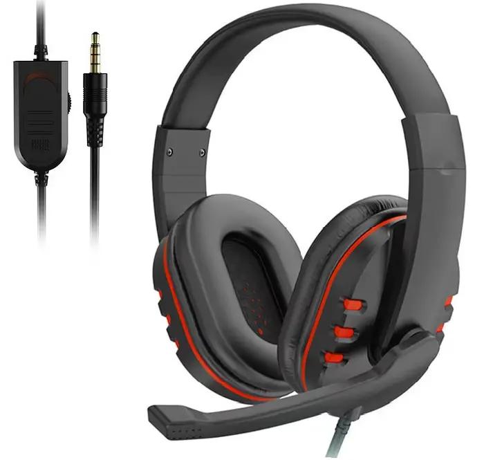 Casque de jeu filaire 3.5mm, écouteurs pour musique, pour PS4, Play Station 4, jeu, PC, Chat, ordina