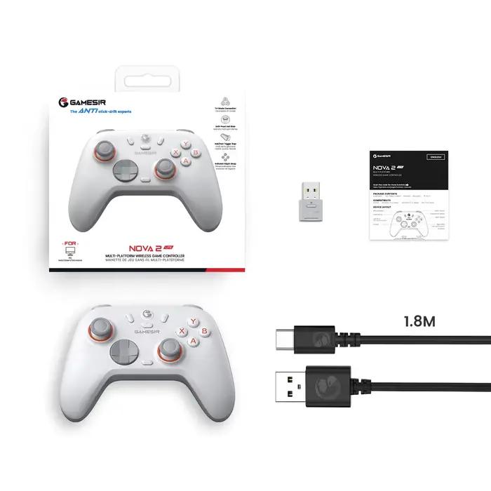 GameSir Nova 2 Lite Contrôleur de jeu sans fil multiplateforme pour Switch, PC, Android et iOS