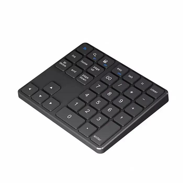 2.4 Ghz sans fil + Bluetooth clavier numérique K35 pavé numérique USB C pavé numérique Rechargeable 