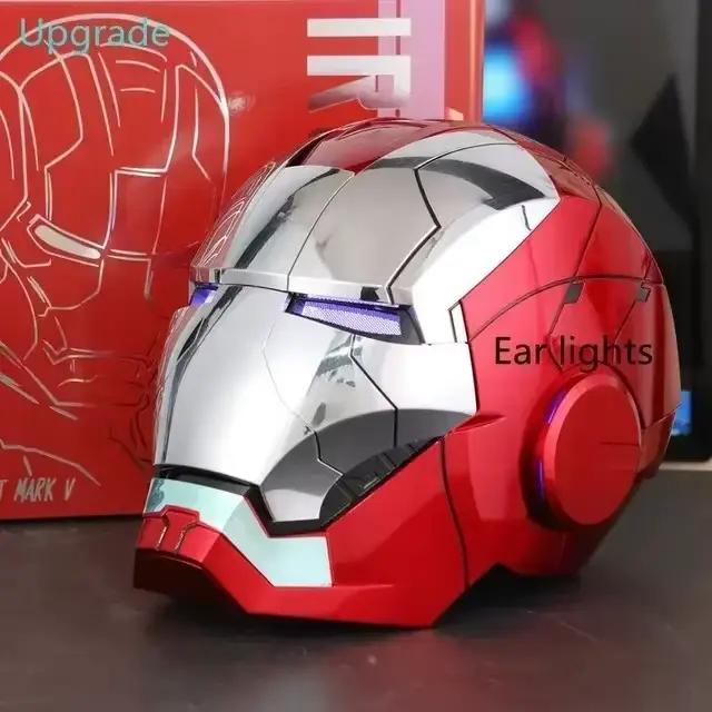 Nouveau Casque Iron Man Mk5 Marvel Avengers 1/1, Activé par la Voix, Ouverture/fermeture Électrique,