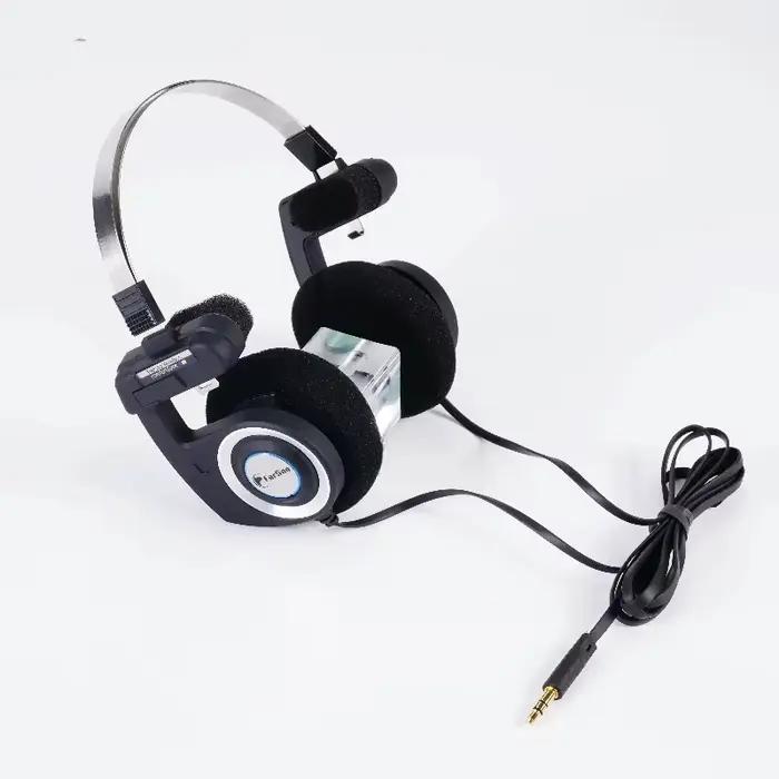 Casque audio filaire rétro pliable Farsoo pp 2ème génération, portable, professionnel, sur oreille, 