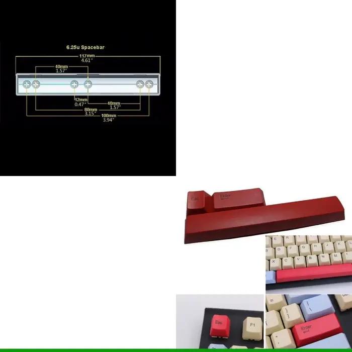 Clavier mécanique U55C PBT ESC, interrupteur touche d'entrée, barre d'espace, barre d'espace