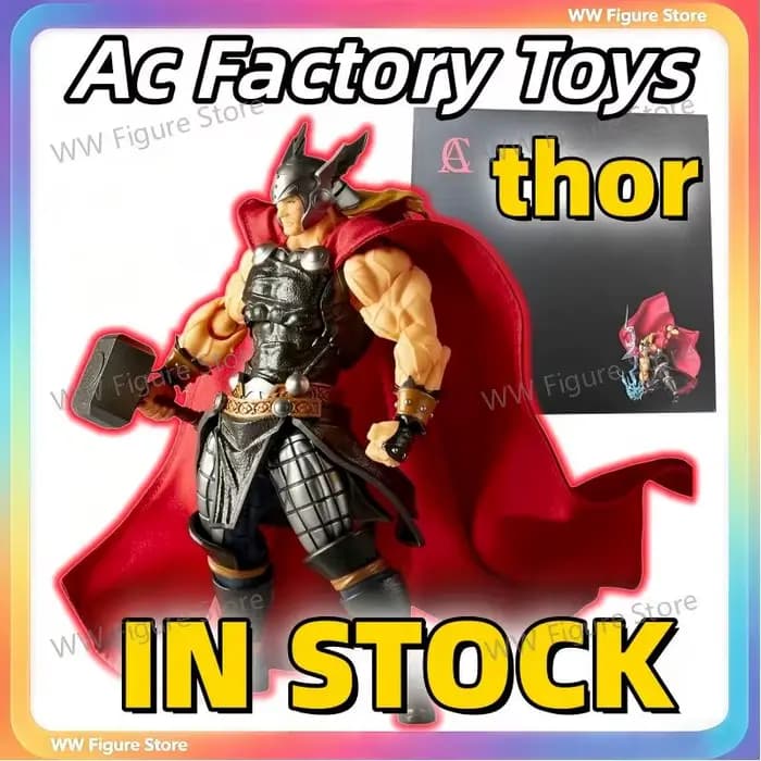 Figurine d'action Thor AC Factory Amazing Yamaguchi KO Ver avec accessoire Mjolnir Éclair, jouet de 