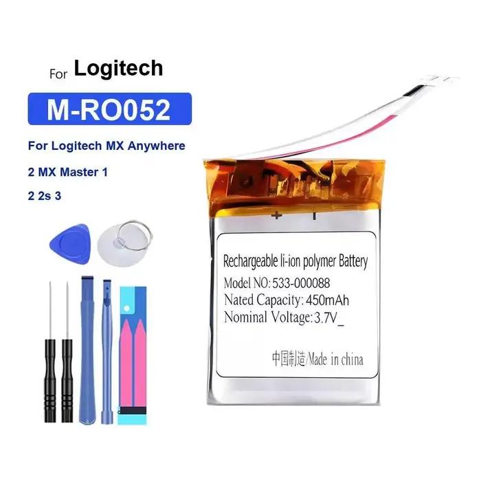 Batterie haute capacité M-RO052 pour souris Logitech MX Anywhere 2 MX Master 1 2 2s 3