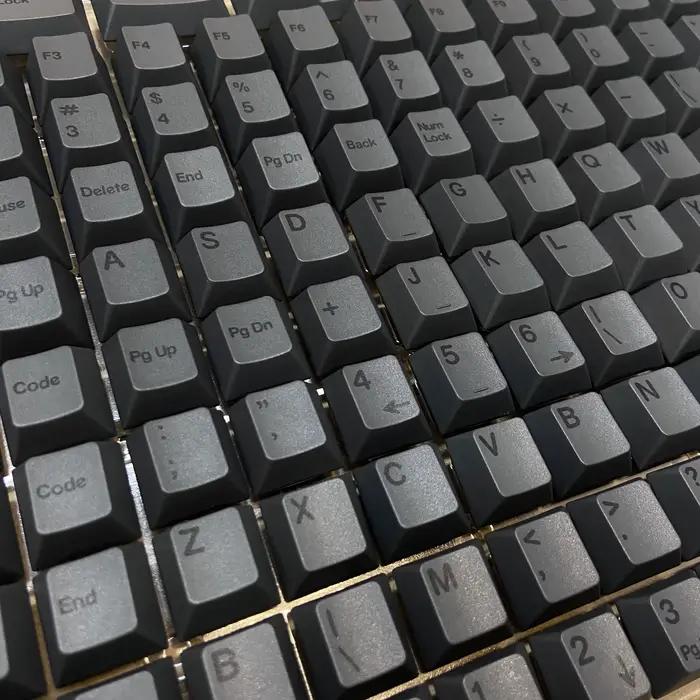 Keebox Shenpo noir sur noir BOB Keycaps profil Cherry ensemble complet PBT Keycaps colorant SUB clav