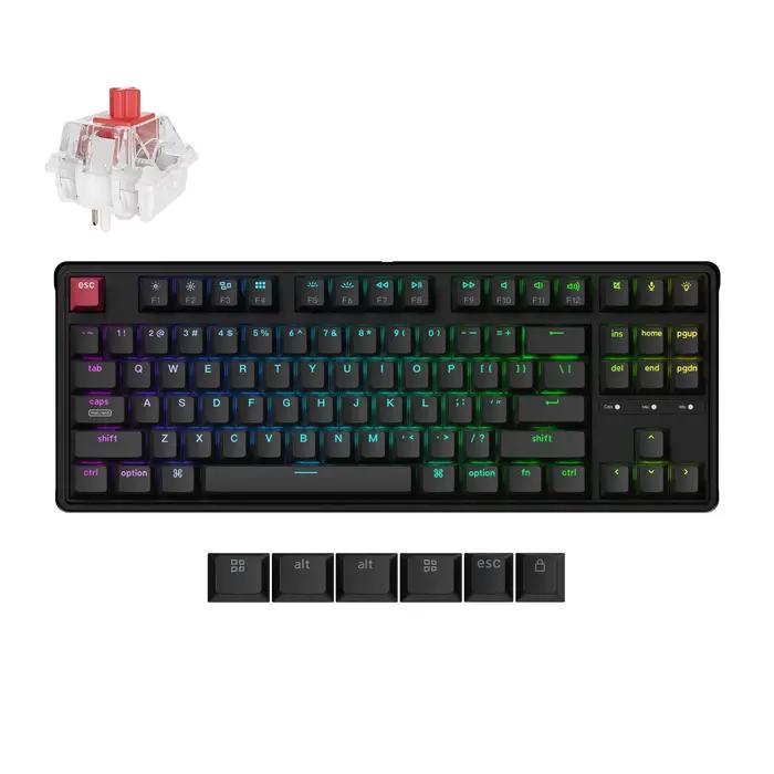 Keychron C3 Pro 8K QMK clavier mécanique personnalisé filaire profil Cherry brillant Double injectio