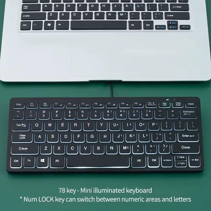 Clavier filaire Portable pour ordinateur Portable, Mini clavier externe, accessoires informatiques