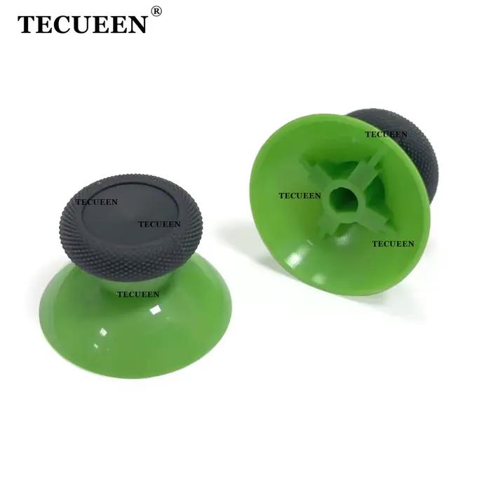 2 pièces de joysticks gris-vert pour manette Xbox One S, boutons 3D, capuchons de joysticks analogiq