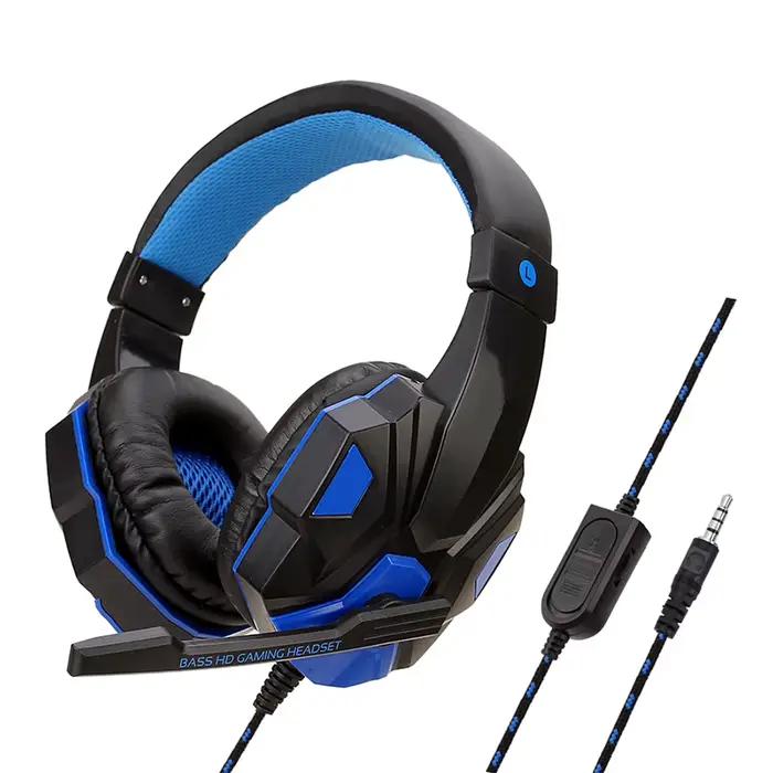 3.5mm casque filaire casque de jeu écouteurs musique pour ordinateur avec micro casque stéréo SVirtu