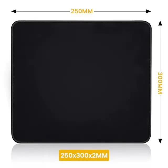 Tapis de souris noir longue vitesse, tapis de souris, Polymères informatiques, Salle de jeu, ouverte
