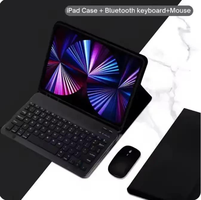 Étui clavier Bluetooth pour tablettes iPad Air 11 2025, Air 4 5 2021, 10.2 (9e/8e/7e génération), 10
