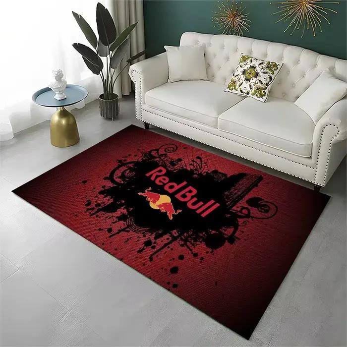 Tapis antidérapant Racing Car R-Red B-Bull pour salon, chambre à coucher, salle de jeux, tapis de so
