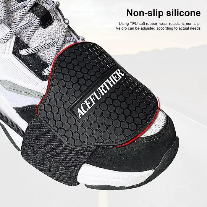 Protecteur de chaussures de moto pour hommes, protecteur de bottes, couvre-bottes, manette de vitess