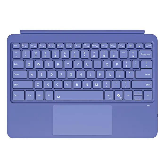 Clavier Bluetooth pour Microsoft Surface Pro 12 pouces, clavier rétro-éclairé Trackpad pour Microsof