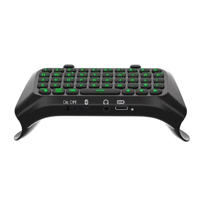Clavier de jeu sans fil, Compatible Bluetooth, rétro-éclairage vert, haut-parleur intégré pour poign