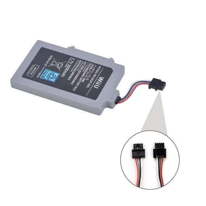 Batterie de remplacement pour manette de jeu Nintendo Wii U, 3.7V, 3600mAh, batteries au lithium rec