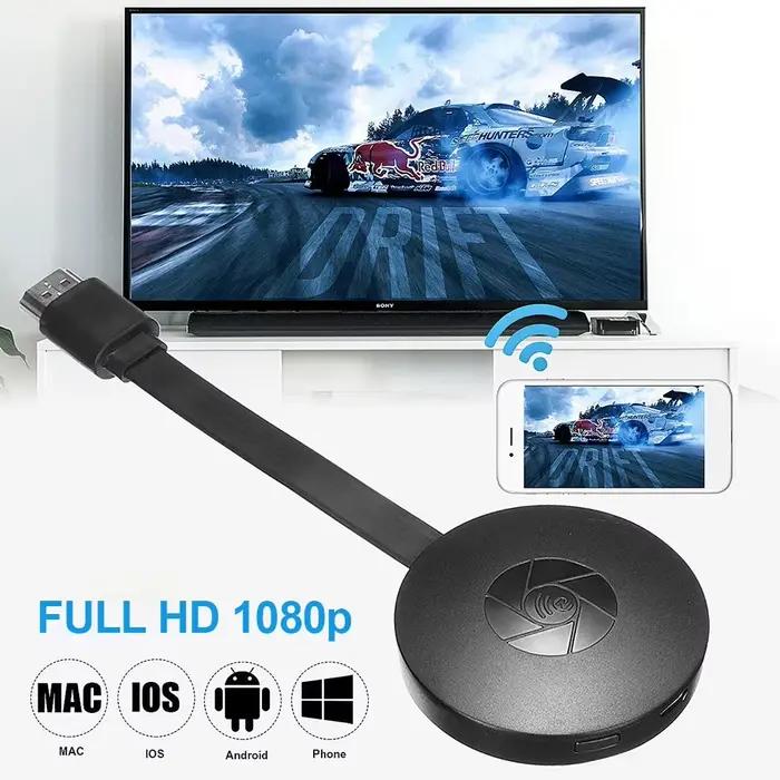 Appareil multiple de miroir HDMI sans fil, fonctionnement Mobile connecté à la télévision HD 1080P, 