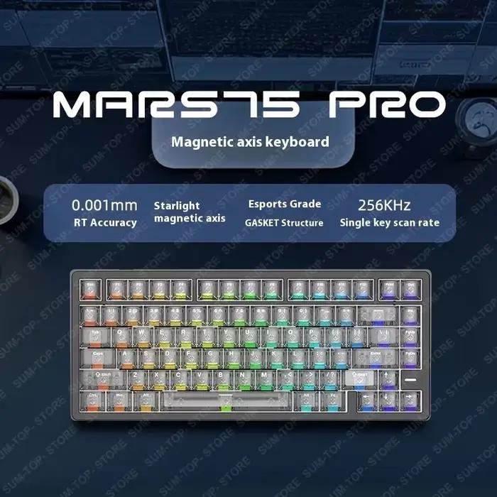 IROK Carotmas Mars75 Pro Mercury68 mars68 pro clavier mécanique magnétique de jeu 75% 0.001mm 8K 0.1