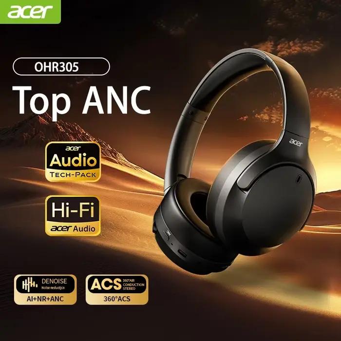 Acer – écouteurs sans fil, suivi de la tête, Audio spatial 3D, 42db, ANC, Bluetooth 5.4, casque HIFI