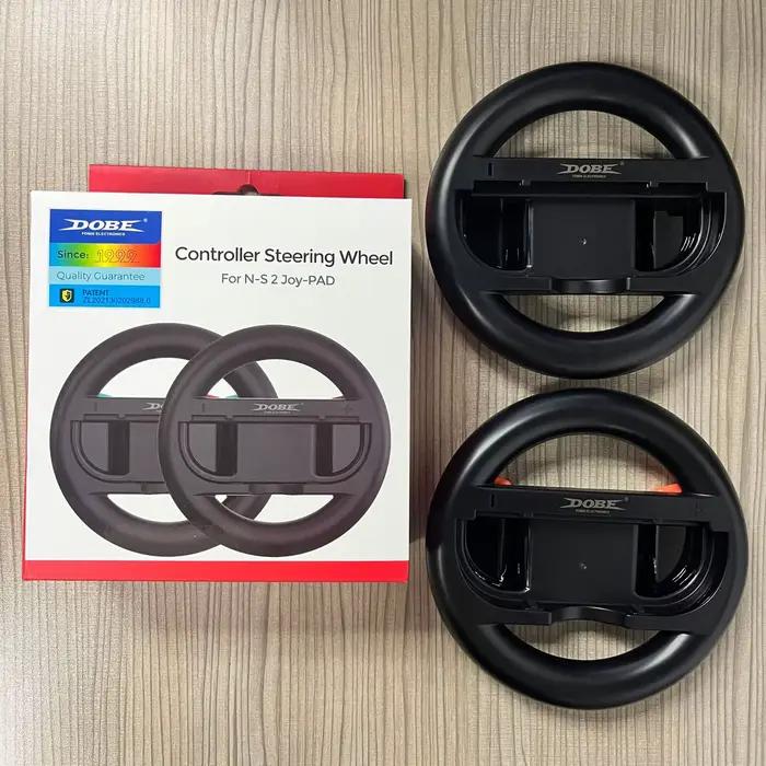 2 volants pour Switch 2 Joy Con Controller Switch Joycon 2 Racing Wheel Hand Grip pour Kart 8 Deluxe