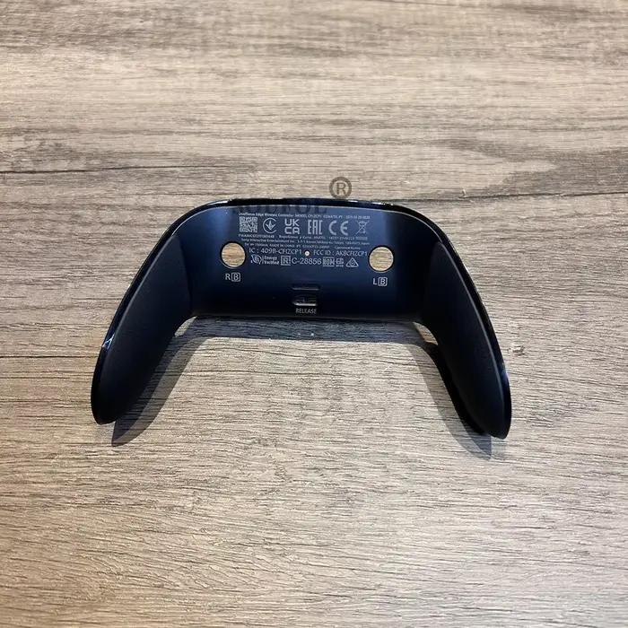 Noir blanc pour PS5 Edge manette de jeu couverture arrière remplacement anti-dérapant contrôleur pou