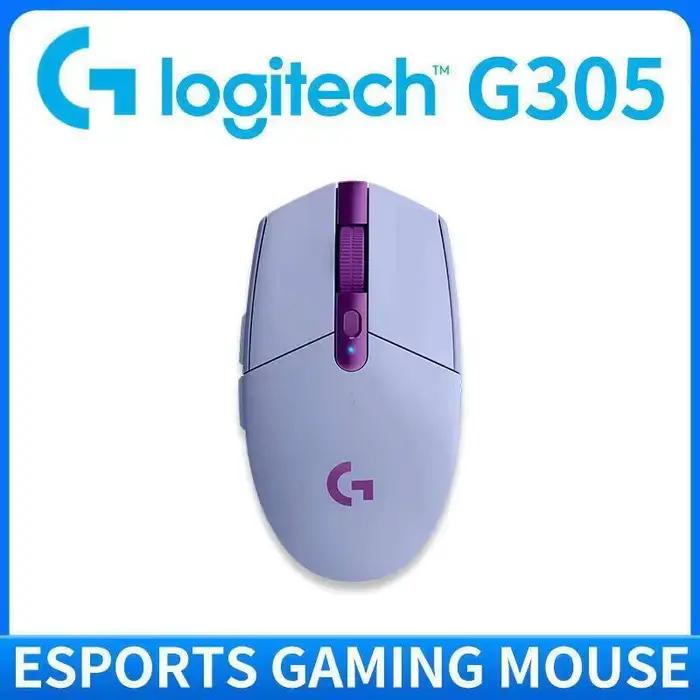 Souris de jeu LIGHTSPEED Logitech G305, capteur HERO 12000 DPI, 6 boutons programmables, batterie 25