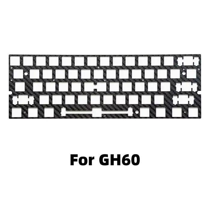 Plaque de positionnement en fibre de carbone pour clavier Wooting60 HE 60% - Plaque de positionnemen