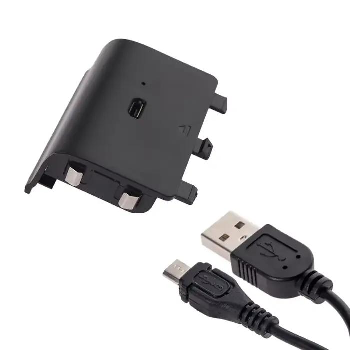 Batterie pour Xbox One 2400mAh batterie Rechargeable avec câble USB pour contrôleur Xbox One Kit de 