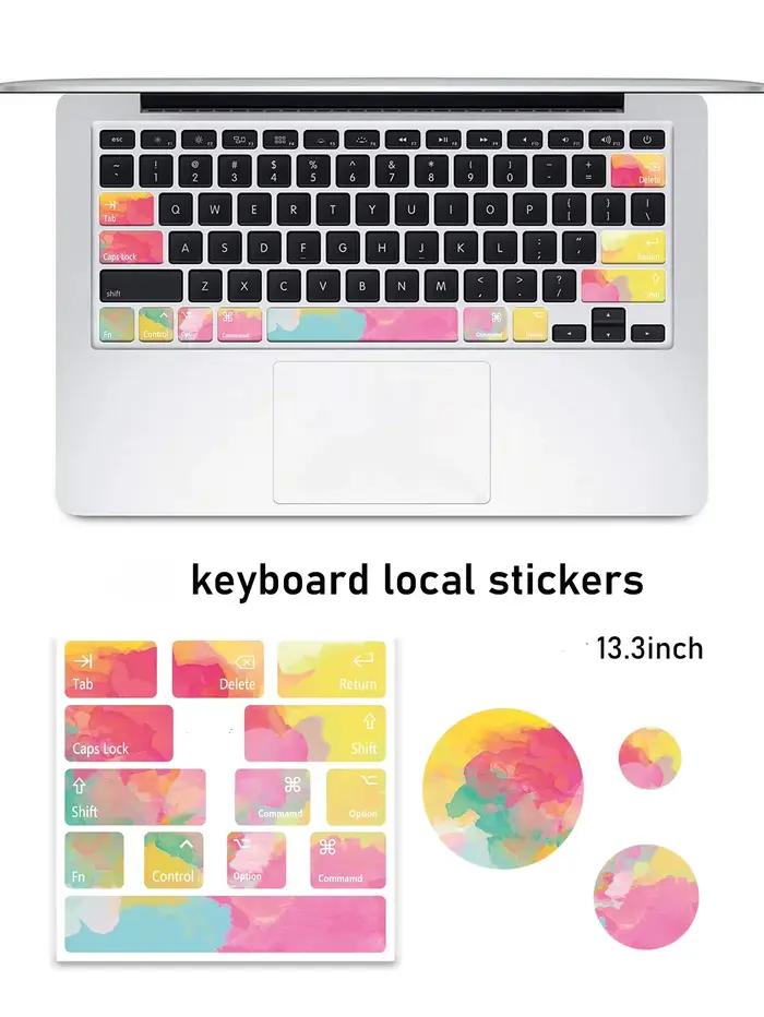 Autocollant d'embellissement de clavier d'ordinateur portable, capuchon de clé de clavier Local, aut