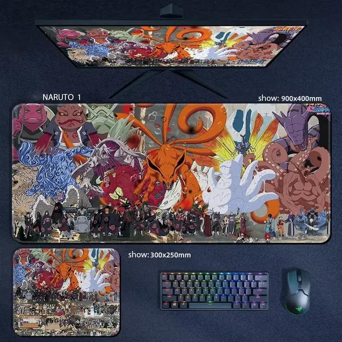 Naruto tapis de souris Anime jeu bidimensionnel créatif bureau clavier personnalisé souris dessin an