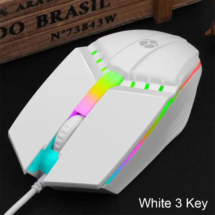 1600DPI LED Gamer souris USB filaire Coumpter souris de jeu coloré brillant ergonomique souris de je