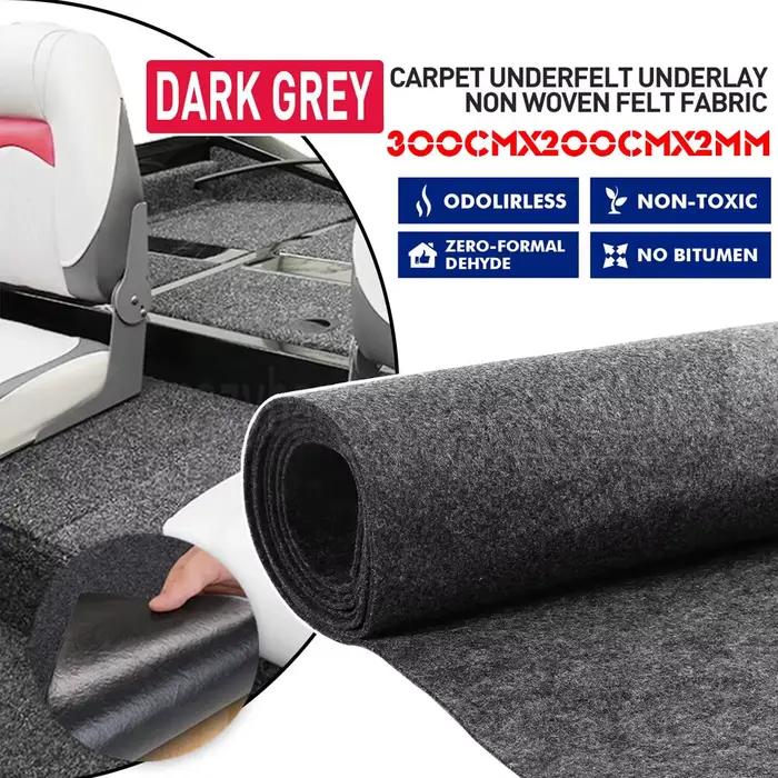 Tapis de sol marin antidérapant 2M X 3M en feutre pour bateau, pont, cabine, sous-couche de yacht