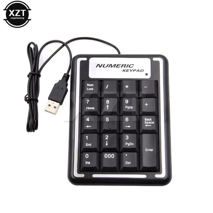 Mini clavier numérique USB, pavé numérique filaire, ordinateur portable, ordinateur portable, tablet