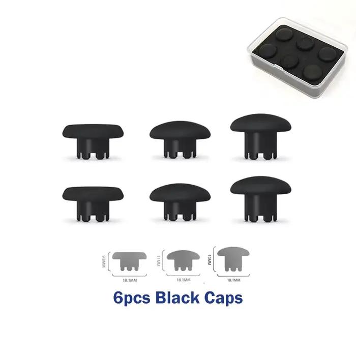 Pour manette PS5 Dualsense Edge : sticks analogiques de remplacement, capuchons de joysticks et 4 bo
