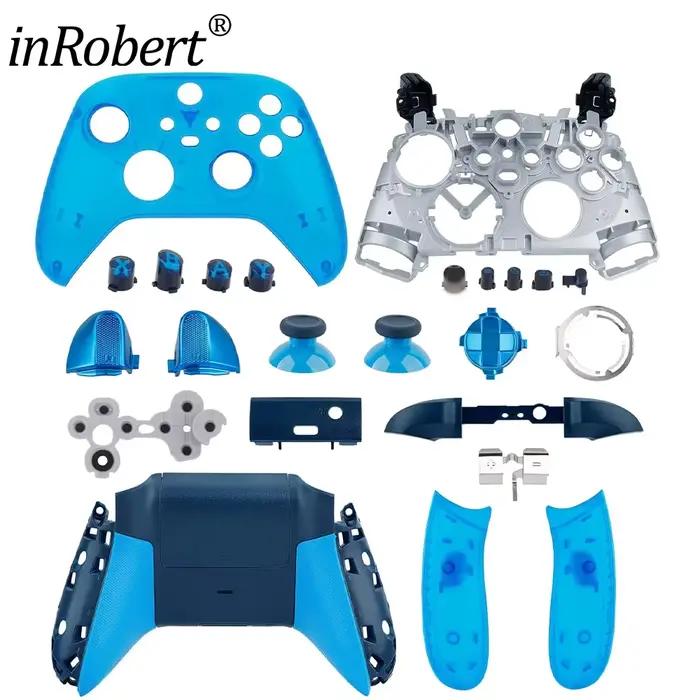 Kit complet de boutons de coque de contrôleur de jeu pour XboxSeries, étui de protection pour chiffr